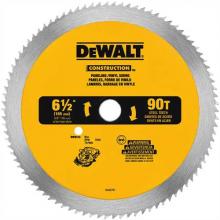 DeWalt DW9153 - 6-1/2" 90T Steel Saw Blade (Vinyl/Panneling)