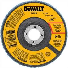 DeWalt DWA8202 - 4" x 5/8" 60 Grit Zirconia T29 Flap Disc