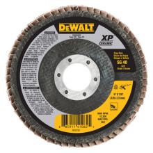 DeWalt DWA8283 - 5" x 7/8" 40G T29 XP CER FLAP DISC