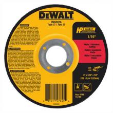 DeWalt DWA8426L - 6" x 1/16" x 7/8" T27 High Performance Cutt-Off Wheel