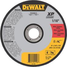 DeWalt DWA8953L - 6" x 1/16" x 7/8" Type 1 Metal / Stainless Cutting Wheel