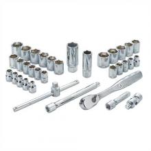 DeWalt DWMT19250 - 34 Piece 3/8 in Drive Combination Socket Set - 6 Point