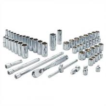 DeWalt DWMT19252 - 56 Piece 3/8 in Drive Combination Socket Set - 6 & 12 Point
