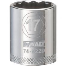 DeWalt DWMT74522OSP - 12 Point 3/8" Drive Socket 17MM