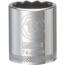 DeWalt DWMT74523OSP - 12 Point 3/8" Drive Socket 18MM