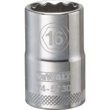 DeWalt DWMT74573OSP - 12 Point 1/2" Drive Socket 16 MM