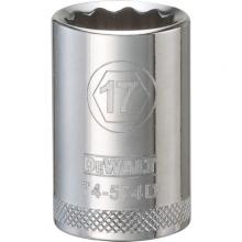 DeWalt DWMT74574OSP - 12 Point 1/2" Drive Socket 17 MM