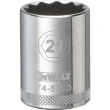 DeWalt DWMT74578OSP - 12 Point 1/2" Drive Socket 21 MM
