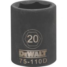 DeWalt DWMT75110OSP - 6 Point 1/2" Drive Impact Socket 20 MM