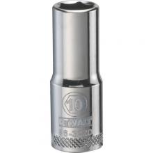 DeWalt DWMT86322OSP - 6 Point 3/8" Drive Deep Socket 10 MM