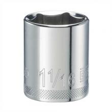 DeWalt DWMT86456 - 1/2 in Drive 6 pt Standard Socket 1-1/16 in