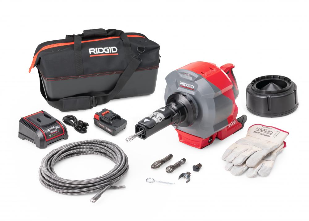 K-46 Cordless SinkSnake™ Deluxe Kit with 5/16&#34; x 25&#39; Cable, 3/8&#34; x 35&#39; Cable, T-250 <span class=' ItemWarning' style='display:block;'>Item is usually in stock, but we&#39;ll be in touch if there&#39;s a problem<br /></span>