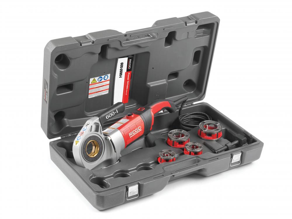 Power Drive w/ 1/2&#34;-1 1/4&#34; NPT 11R Die Heads, Case and Support Arm<span class=' ItemWarning' style='display:block;'>Item is usually in stock, but we&#39;ll be in touch if there&#39;s a problem<br /></span>