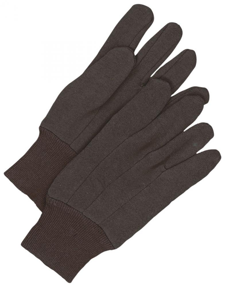 Brown Jersey Glove Knitwrist - COTTON/POLYESTER<span class=' ItemWarning' style='display:block;'>Item is usually in stock, but we&#39;ll be in touch if there&#39;s a problem<br /></span>