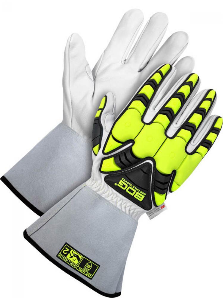 Goatskin Cut Resistant 5&#34; gauntlet w/ Backhand Protection<span class=' ItemWarning' style='display:block;'>Item is usually in stock, but we&#39;ll be in touch if there&#39;s a problem<br /></span>