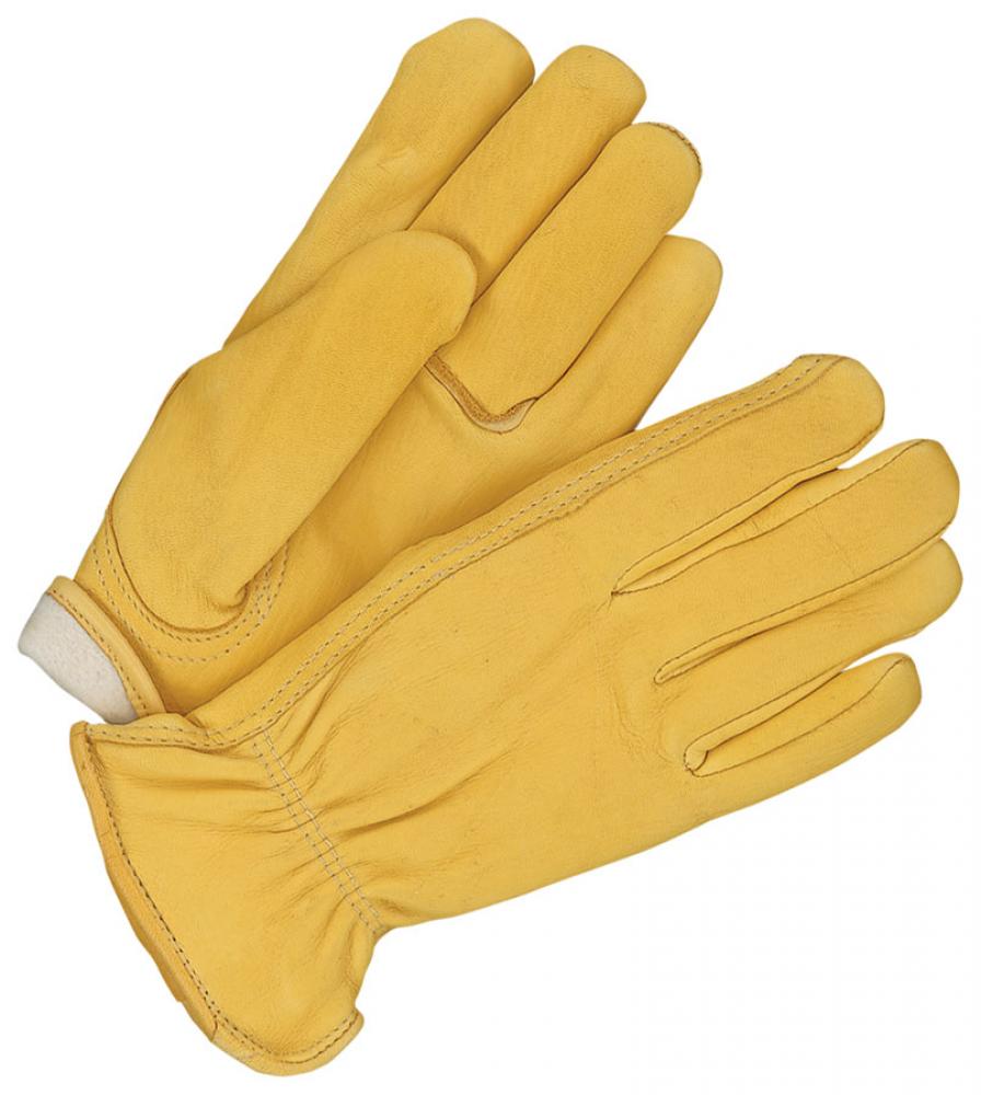 Grain Deerskin Driver Ladies Lined Fleece Tan<span class=' ItemWarning' style='display:block;'>Item is usually in stock, but we&#39;ll be in touch if there&#39;s a problem<br /></span>