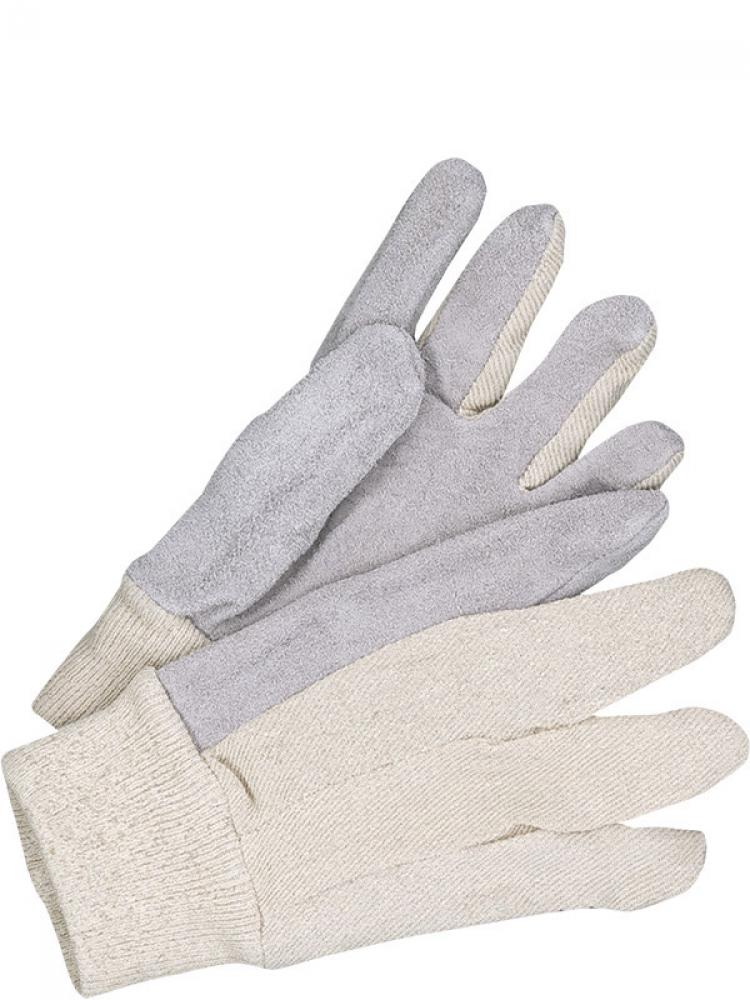 Leather Palm Cotton Back Knitwrist Index Finger Ladies<span class=' ItemWarning' style='display:block;'>Item is usually in stock, but we&#39;ll be in touch if there&#39;s a problem<br /></span>