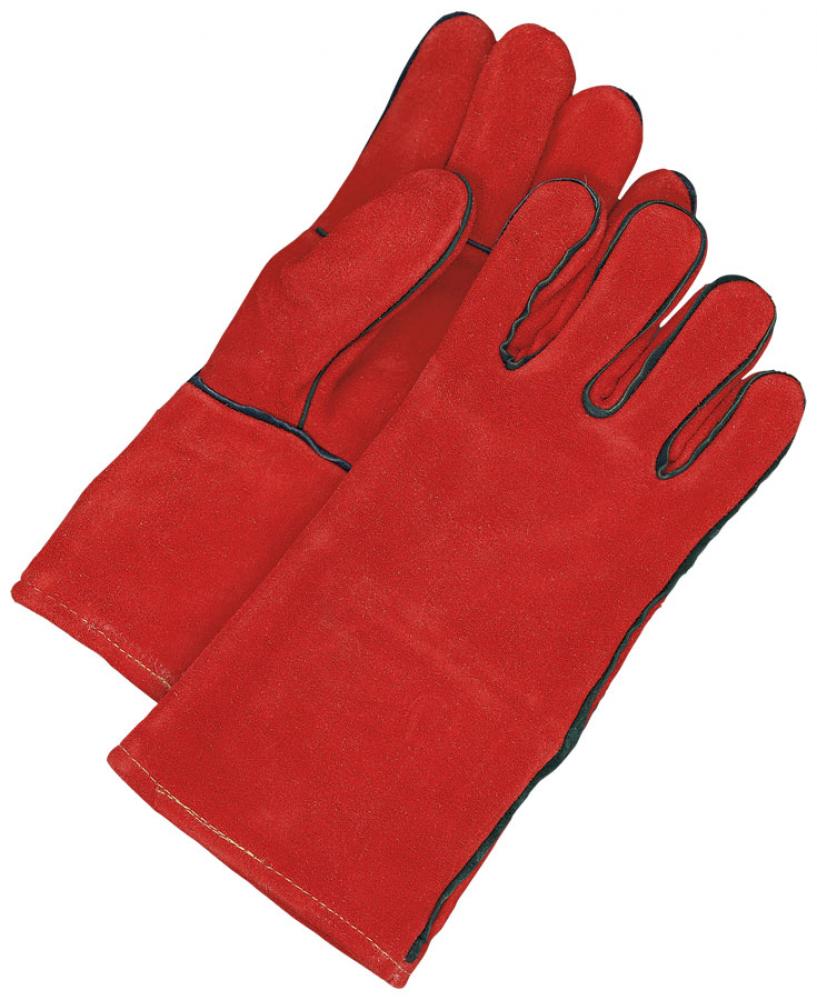 Welding Glove Split Leather High Heat Rust Red<span class=' ItemWarning' style='display:block;'>Item is usually in stock, but we&#39;ll be in touch if there&#39;s a problem<br /></span>