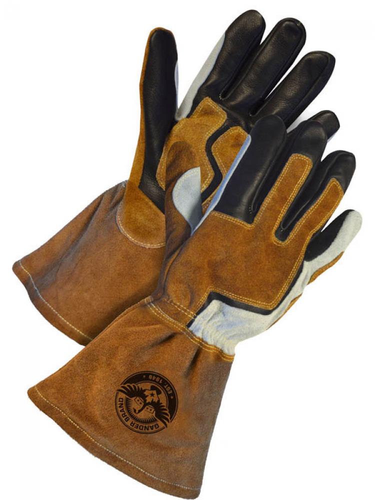 Gander MIG Welder Grain Black / Split Brown Cow Fleece Lined<span class=' ItemWarning' style='display:block;'>Item is usually in stock, but we&#39;ll be in touch if there&#39;s a problem<br /></span>