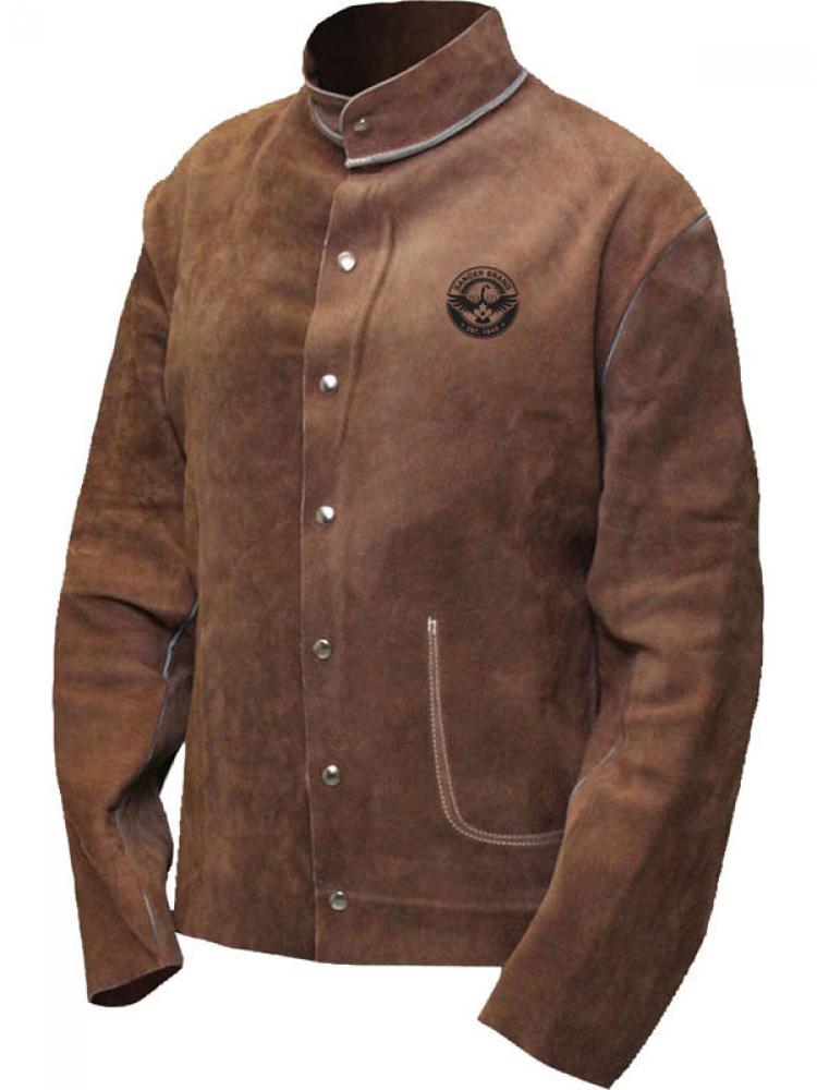 Welding Jacket Split Cowhide H.D. Brown<span class=' ItemWarning' style='display:block;'>Item is usually in stock, but we&#39;ll be in touch if there&#39;s a problem<br /></span>