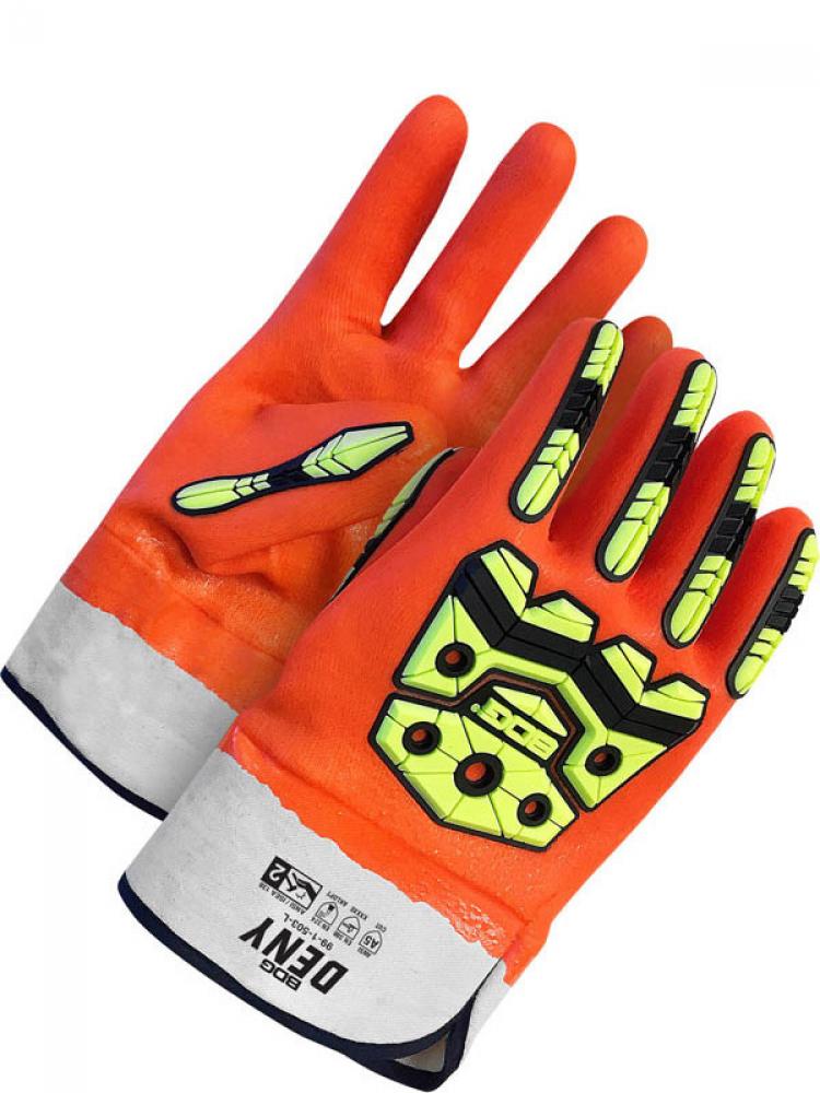BDG Hi-Viz Orange Chemi-X Glove with Impact Moulds<span class=' ItemWarning' style='display:block;'>Item is usually in stock, but we&#39;ll be in touch if there&#39;s a problem<br /></span>