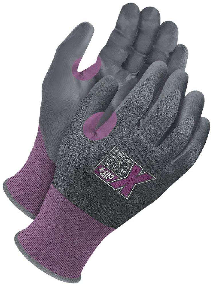Purple 21G Seamless Knit Cut Resistant Grey NBR Palm w/ Touchscreen<span class=' ItemWarning' style='display:block;'>Item is usually in stock, but we&#39;ll be in touch if there&#39;s a problem<br /></span>