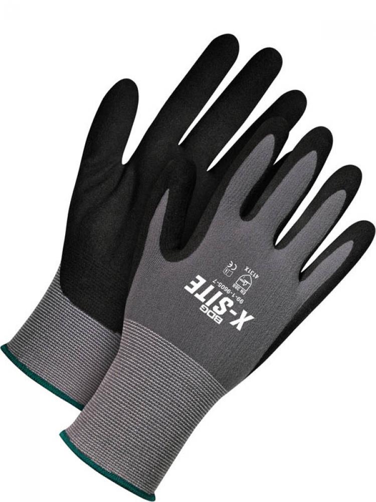 Seamless Knit Grey Nylon 15-Gauge, Black NFT Palm<span class=' ItemWarning' style='display:block;'>Item is usually in stock, but we&#39;ll be in touch if there&#39;s a problem<br /></span>