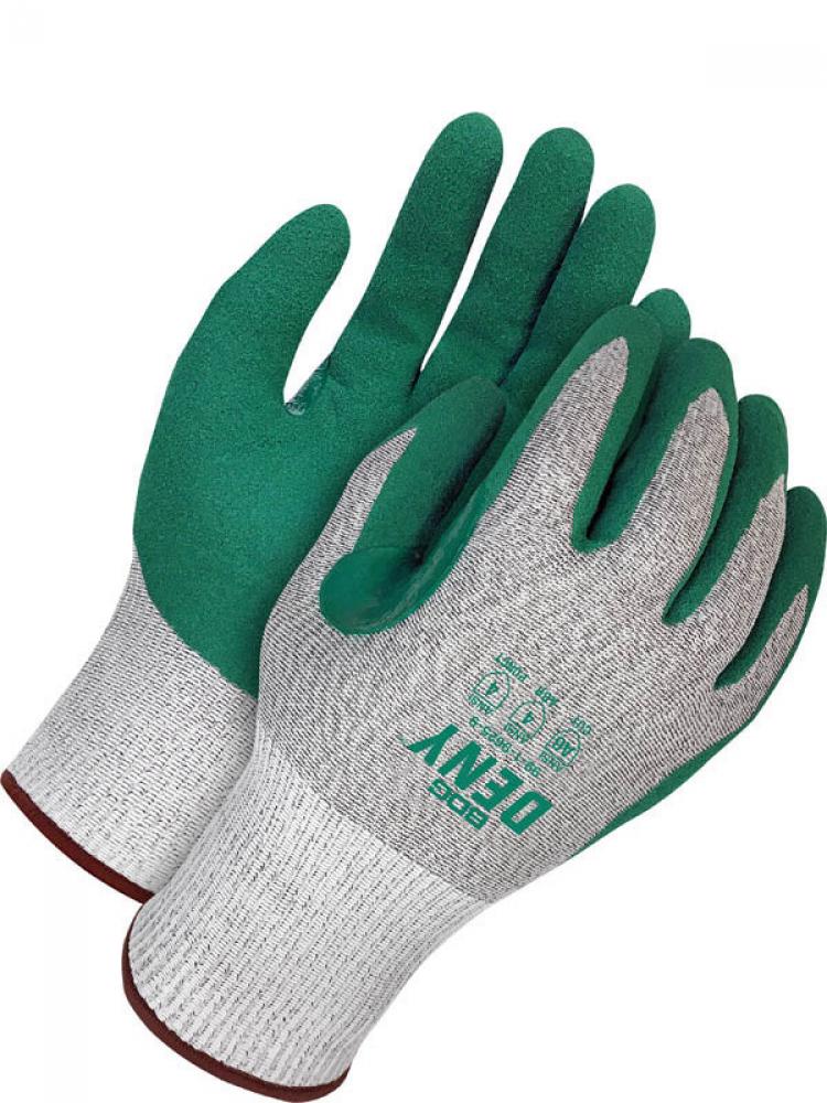 Waterproof, Touchscreen Grey HPPE Green Sandy Nitrile Palm<span class=' ItemWarning' style='display:block;'>Item is usually in stock, but we&#39;ll be in touch if there&#39;s a problem<br /></span>
