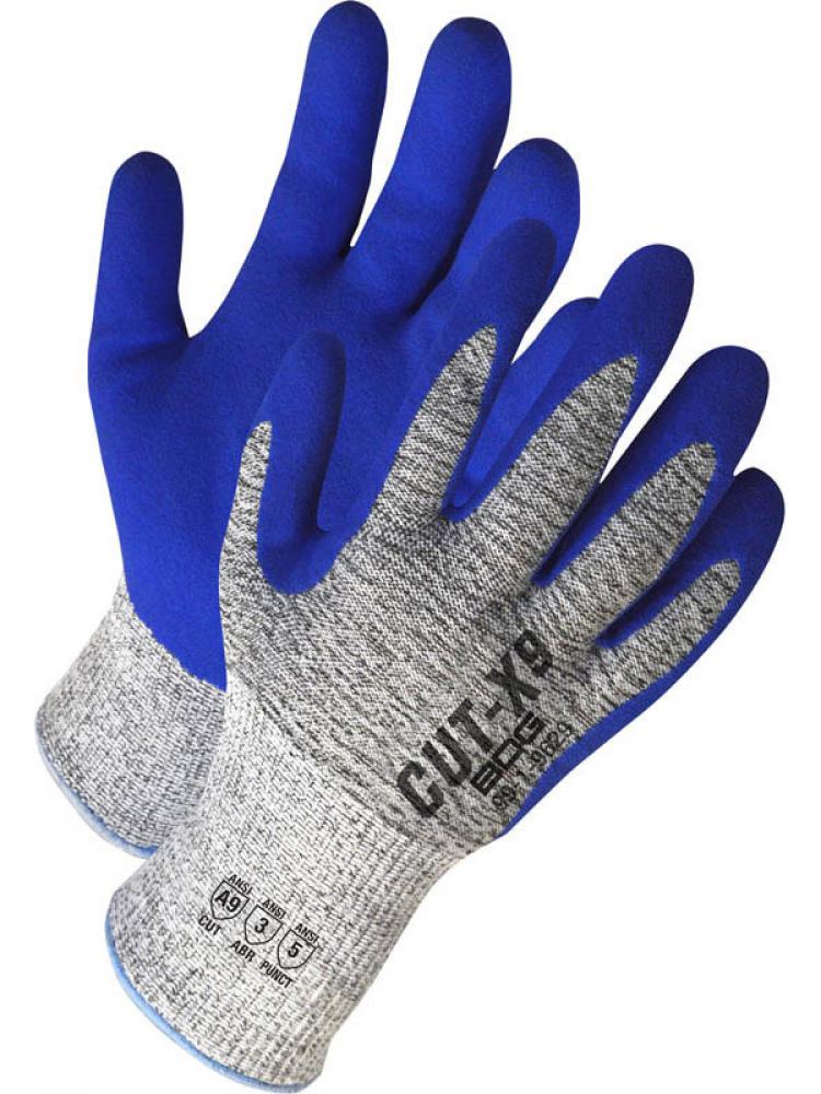 CUT-X Grey HPPE Cut Resistant Blue Sandy Nitrile Palm<span class=' ItemWarning' style='display:block;'>Item is usually in stock, but we&#39;ll be in touch if there&#39;s a problem<br /></span>
