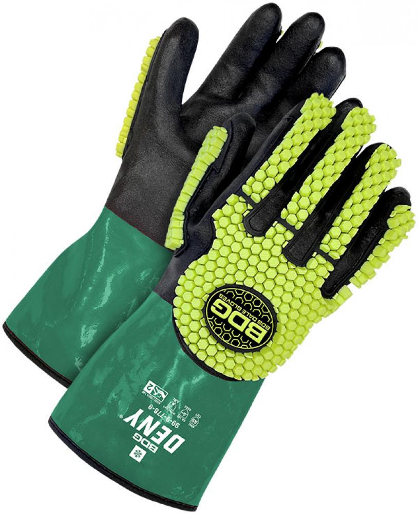 Lined PVC/Nitrile Coated 12&#34; Cut Resistant Gauntlet w/TPR Impact<span class=' ItemWarning' style='display:block;'>Item is usually in stock, but we&#39;ll be in touch if there&#39;s a problem<br /></span>