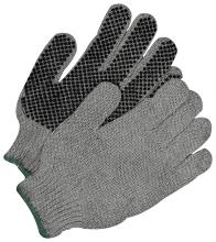 Bob Dale Gloves & Imports Ltd 10-1-367FD-S - Seamless Knit Poly-Cotton Knitwrist PVC Dot Palm