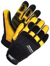 Bob Dale Gloves & Imports Ltd 20-1-10002-S - Performance Glove Rope/Rescue Grain Deerskin Rubbertec Palm
