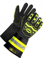 Bob Dale Gloves & Imports Ltd 20-1-10755-X2L - Oil Repellent Cut Resistant Goatskin 5" Gauntlet w/ Impact