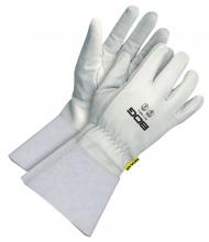 Bob Dale Gloves & Imports Ltd 20-1-1605-XL - Grain Pearl Goatskin Gauntlet w/ Kevlar Lining