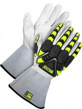 Bob Dale Gloves & Imports Ltd 20-1-1875-X2L - Goatskin 5" gauntlet w/ Backhand Protection
