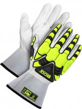 Bob Dale Gloves & Imports Ltd 20-1-1883-X2L - Goatskin Cut Resistant 3" gauntlet w/ Backhand Protection