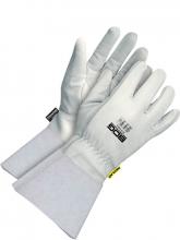 Bob Dale Gloves & Imports Ltd 20-9-1605-M - Grain Pearl Goatskin Gauntlet w/ Kevlar & C100 Thins Lining