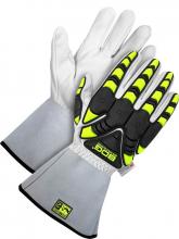 Bob Dale Gloves & Imports Ltd 20-9-1875-S - Goatskin Winter Lined 5" gauntlet w/ Backhand Protection