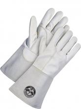 Bob Dale Gloves & Imports Ltd 60-1-1720-XL - Gander TIG Welding Glove Grain White Goatskin - Kevlar® Sewn