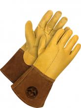 Bob Dale Gloves & Imports Ltd 60-1-1810-X2L - Gander Brand Full Grain Leather w/ Spit Leather Cowhide Gaun - Kevlar® Sewn