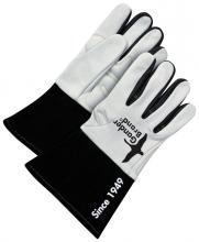 Bob Dale Gloves & Imports Ltd 60-1-1949-S - Welding Glove TIG Grain White Goatskin Kevlar Sewn