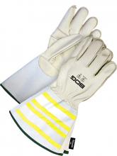 Bob Dale Gloves & Imports Ltd 60-9-1280KV-X2L - Grain Cow Utility Glove Hi-Viz w/ Thins C100 & Kevlar Lining