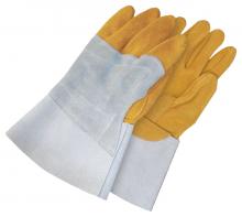 Bob Dale Gloves & Imports Ltd 64-1-1145-12 - Welding Glove TIG Grain Deerskin Back Hand Patch Left Hand