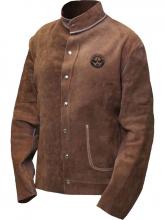 Bob Dale Gloves & Imports Ltd 64-1-650-XL - Welding Jacket Split Cowhide H.D. Brown