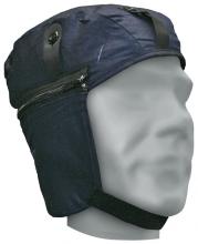 Bob Dale Gloves & Imports Ltd 90-0-430 - Hard Hat Liner Quilted Cotton Zip-Off Ear Extensions