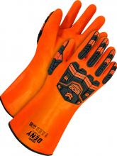 Bob Dale Gloves & Imports Ltd 99-1-504-9 - PVC Coated Cut Resistant w/Gauntlet Cuff & Impact