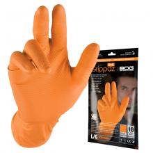 Bob Dale Gloves & Imports Ltd 99-1-6100P-X2L - Grippaz Orange Nitrile Disposable 6mil Packs