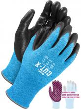 Bob Dale Gloves & Imports Ltd 99-1-9630-7 - 13 Gauge Seamless Knit Needlestick Resist Black Nitrile Foam