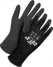 Bob Dale Gloves & Imports Ltd 99-1-9640-12 - 18 Gauge Black Cut Resistant Grey PU Palm w/ Touchscreen