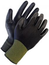 Bob Dale Gloves & Imports Ltd 99-1-9802-8 - Seamless Knit Black Nylon Black Polyurethane Palm